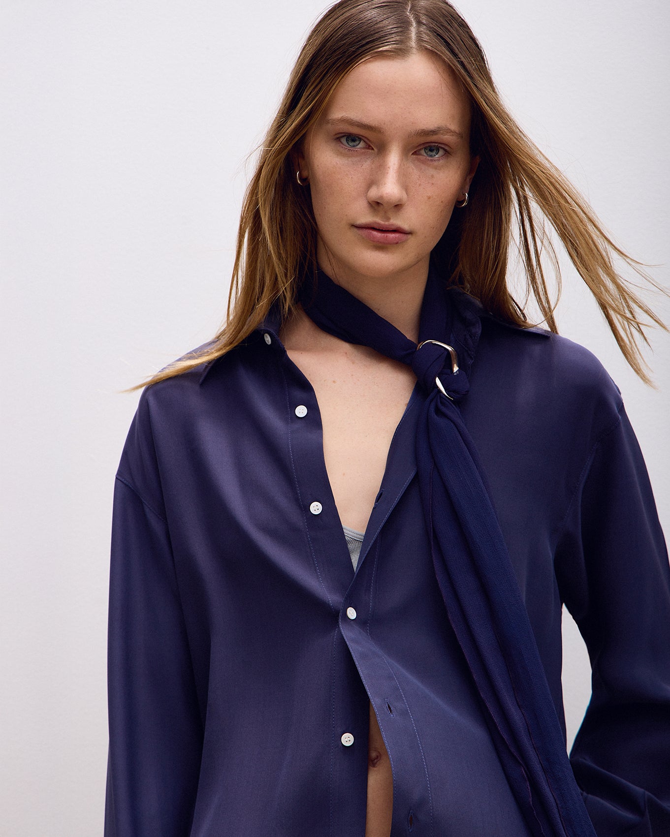 sapphire dress shirt Sapphire Diamond Long Sleeve Shirt Multi / S