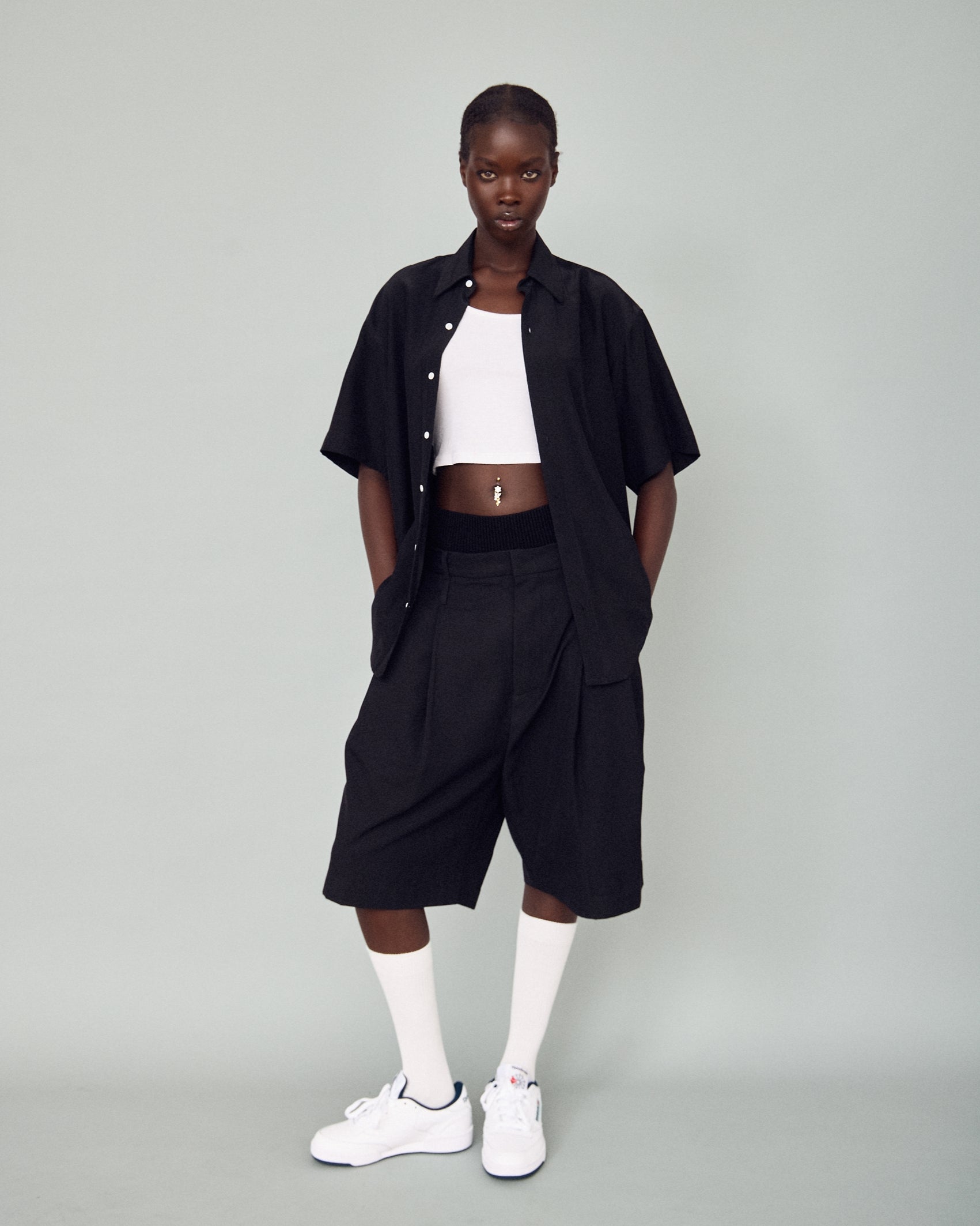 ARGROVE SHORT SLEEVE SHIRT - BASALT BLACK