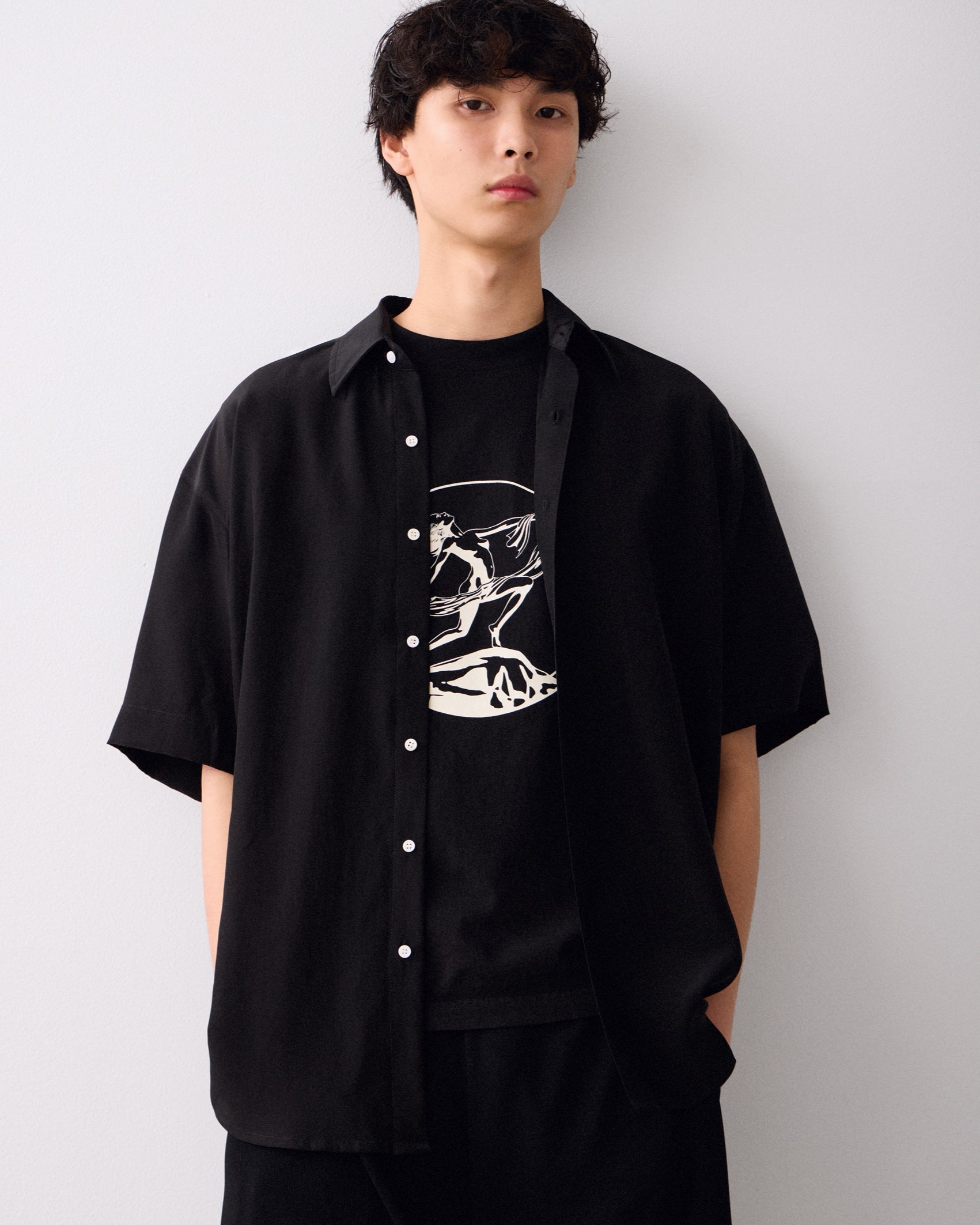 ARGROVE SHORT SLEEVE SHIRT - BASALT BLACK