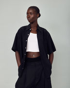 ARGROVE SHORT SLEEVE SHIRT - BASALT BLACK