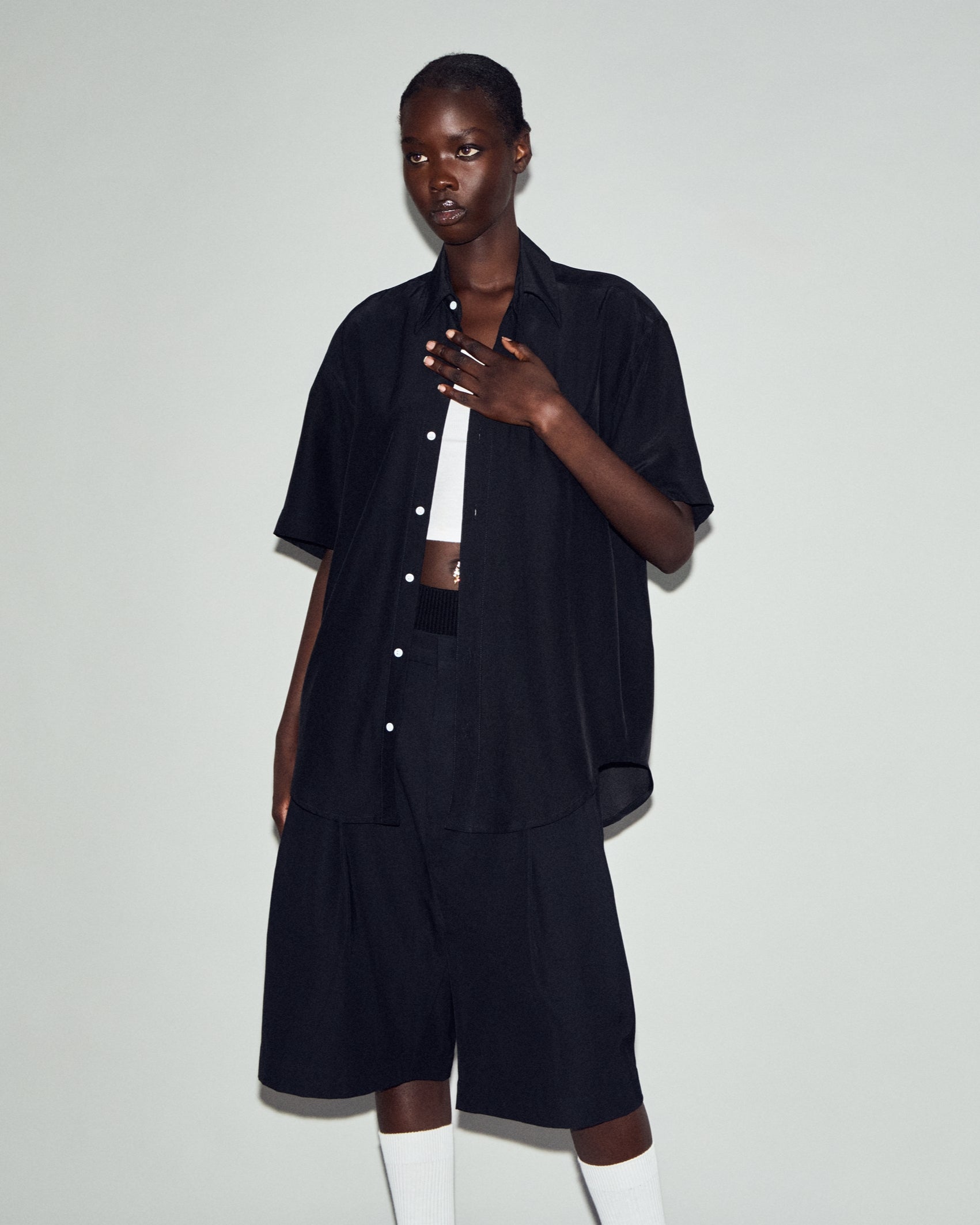 ARGROVE SHORT SLEEVE SHIRT - BASALT BLACK