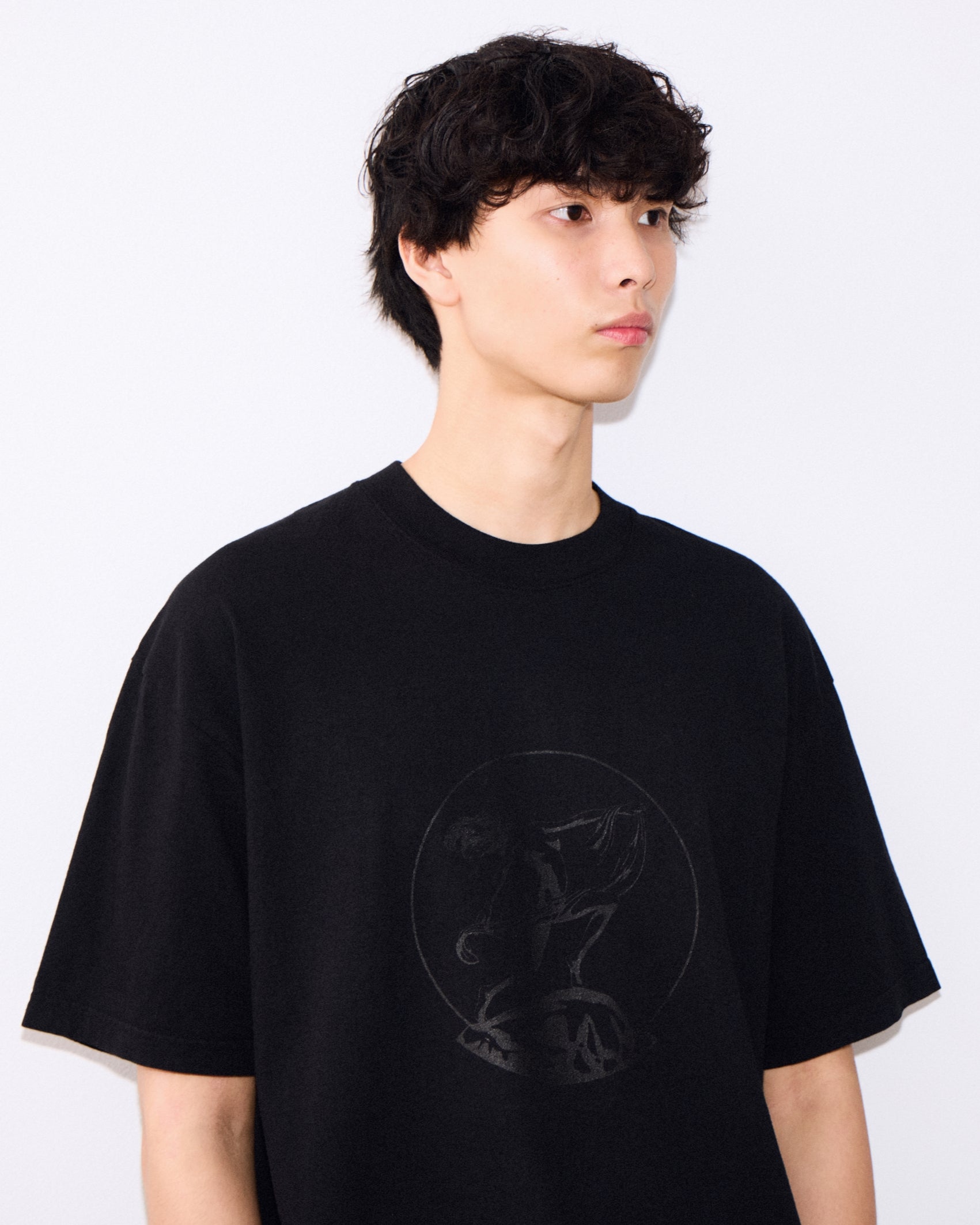 ARGROVE T-SHIRT - COAL ON COAL
