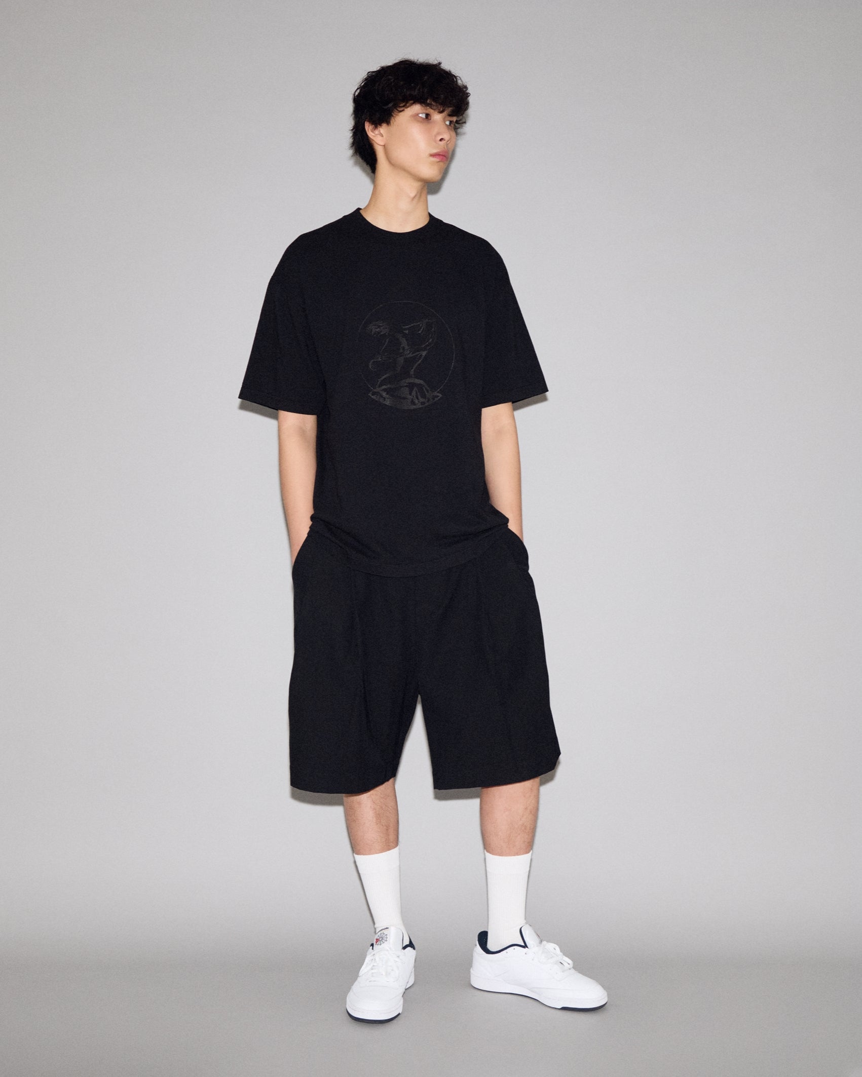 ARGROVE T-SHIRT - COAL ON COAL