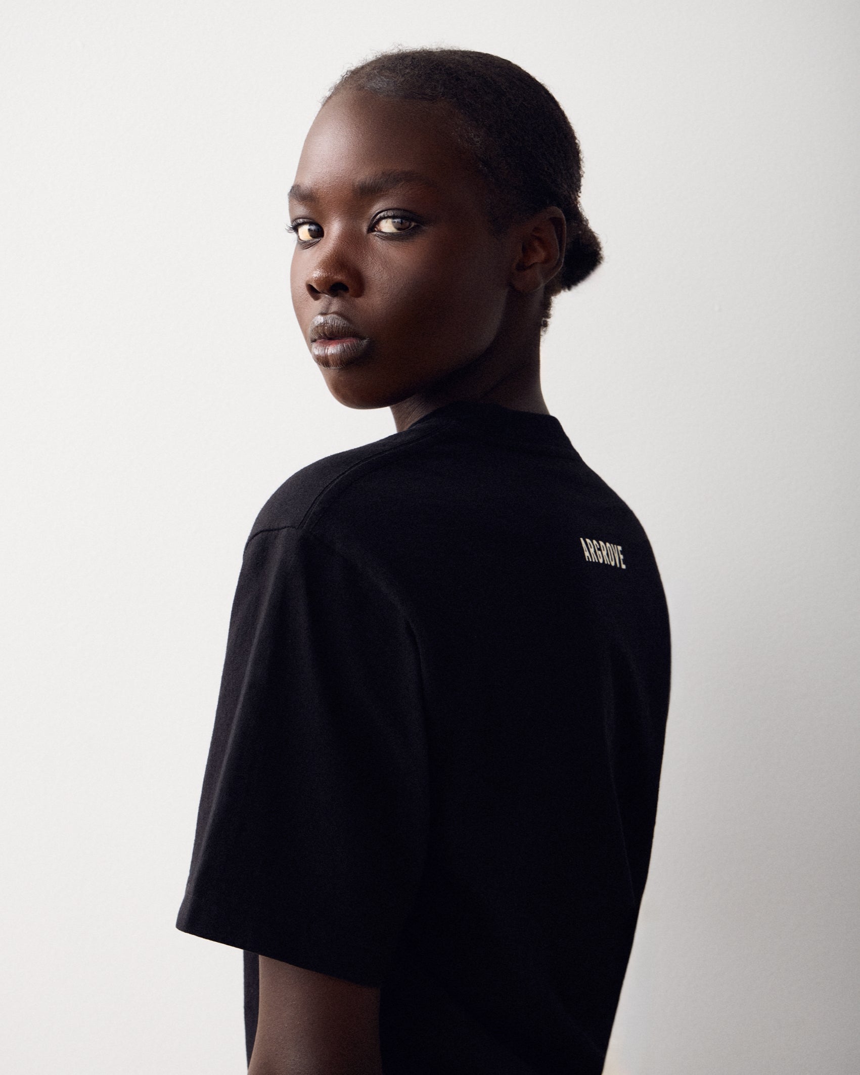 ARGROVE T-SHIRT - IVORY ON COAL