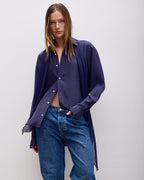 ARGROVE LONG SLEEVE SHIRT - SAPPHIRE