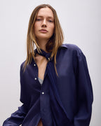 ARGROVE LONG SLEEVE SHIRT - SAPPHIRE