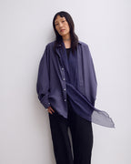 ARGROVE LONG SLEEVE SHIRT - SAPPHIRE