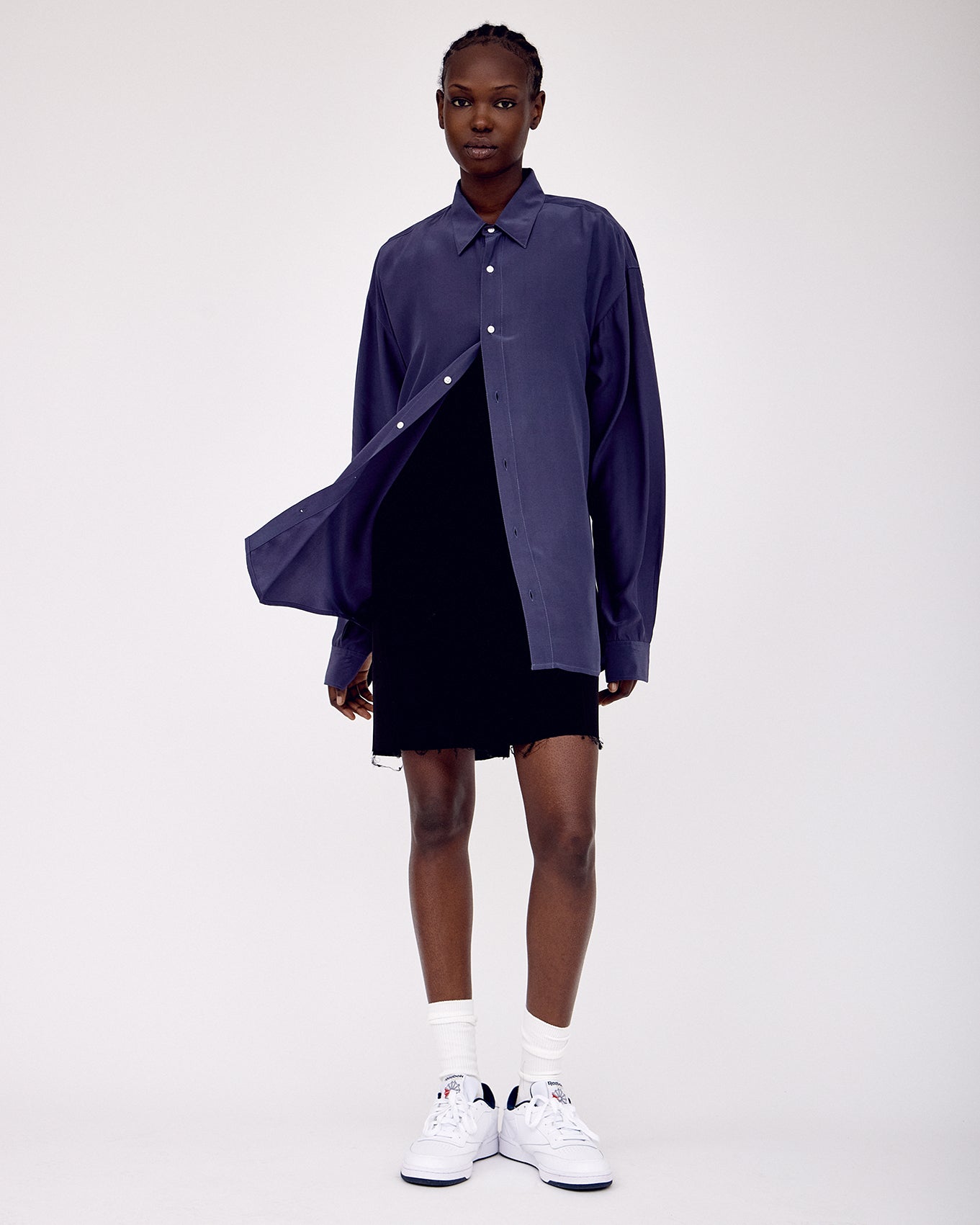 ARGROVE LONG SLEEVE SHIRT - SAPPHIRE