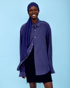 ARGROVE LONG SLEEVE SHIRT - SAPPHIRE