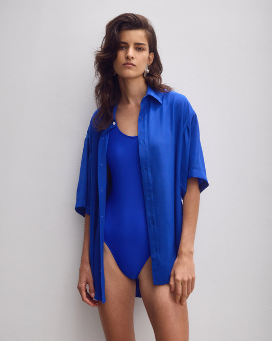 Short Sleeve Shirt - Pacific Blue