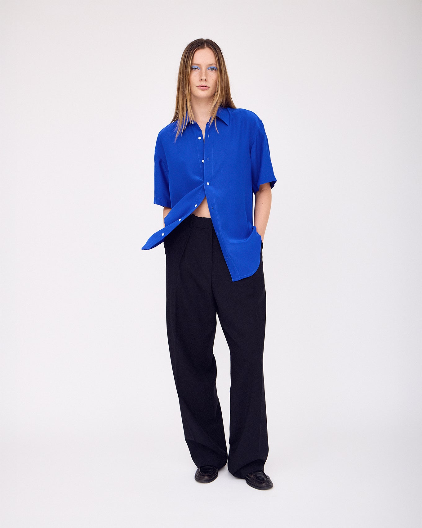 ARGROVE SHORT SLEEVE SHIRT - PACIFIC BLUE