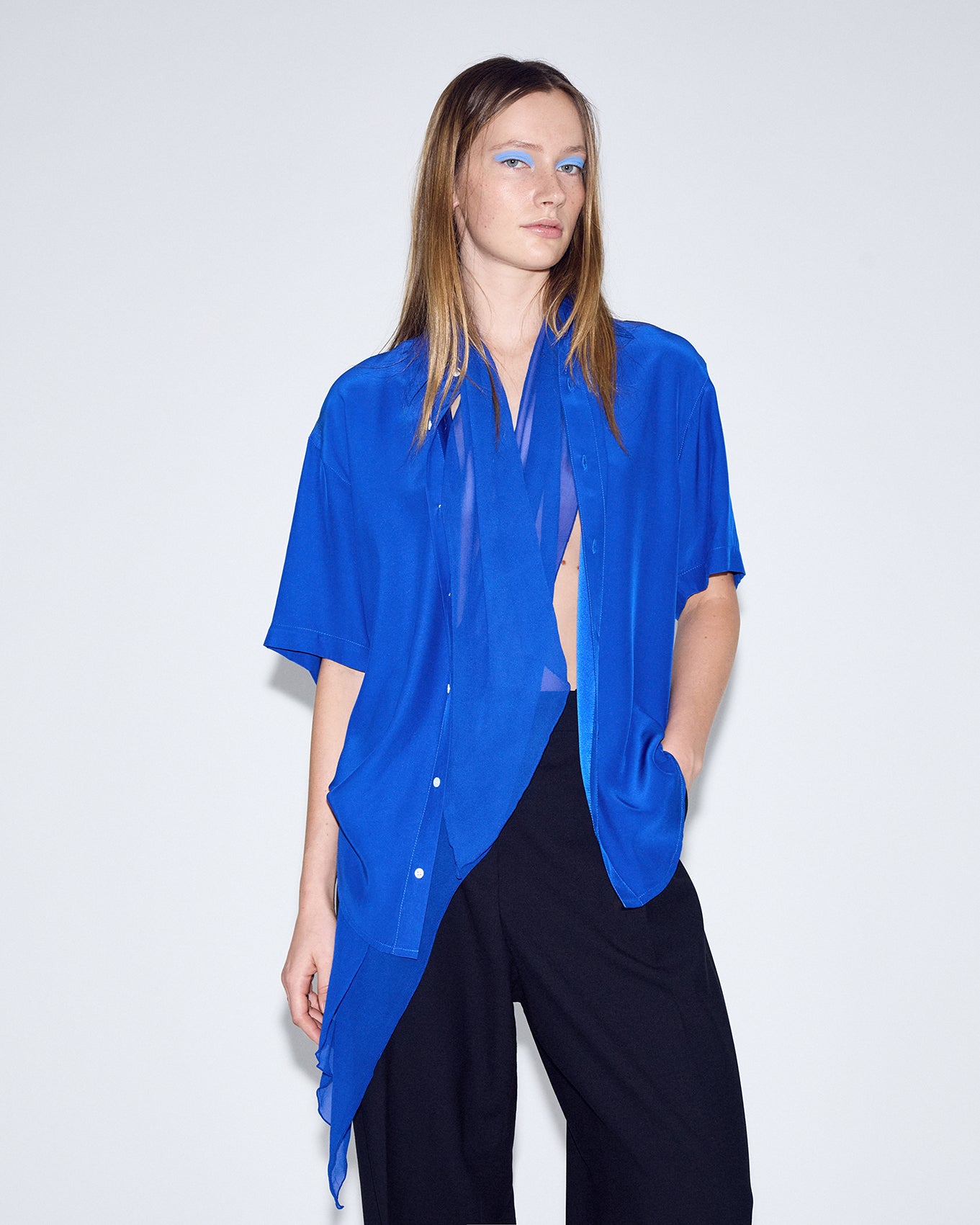 ARGROVE SHORT SLEEVE SHIRT - PACIFIC BLUE