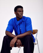 ARGROVE SHORT SLEEVE SHIRT - PACIFIC BLUE