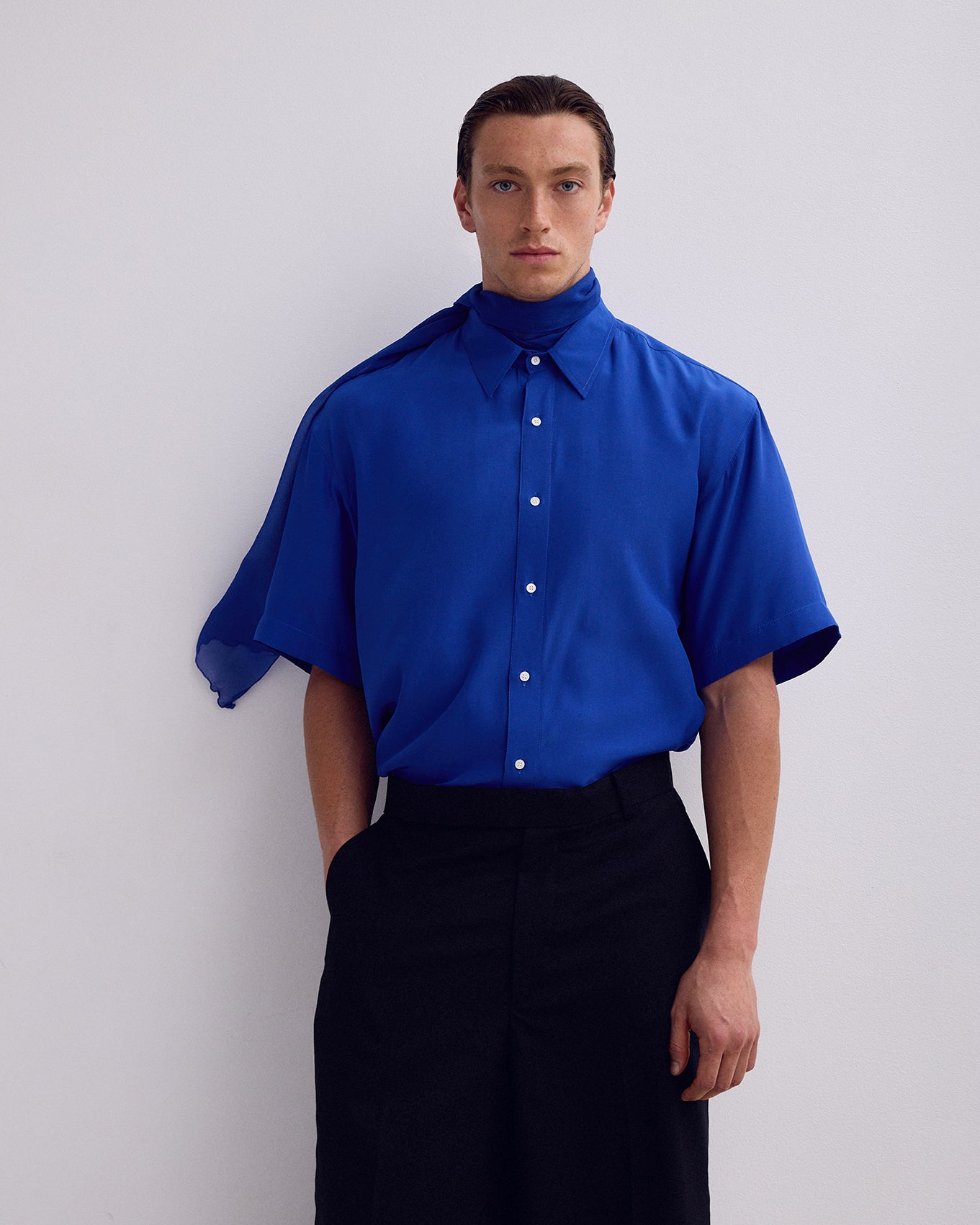 ARGROVE SHORT SLEEVE SHIRT - PACIFIC BLUE