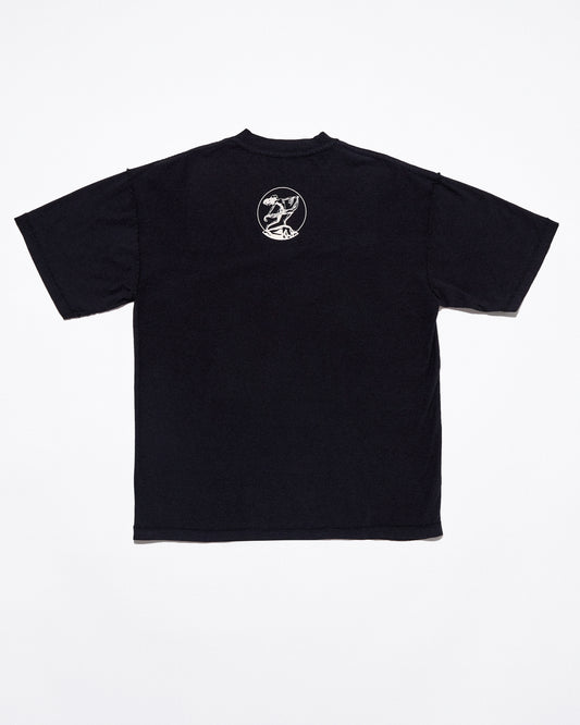 ARGROVE REVERSE T-SHIRT - COAL