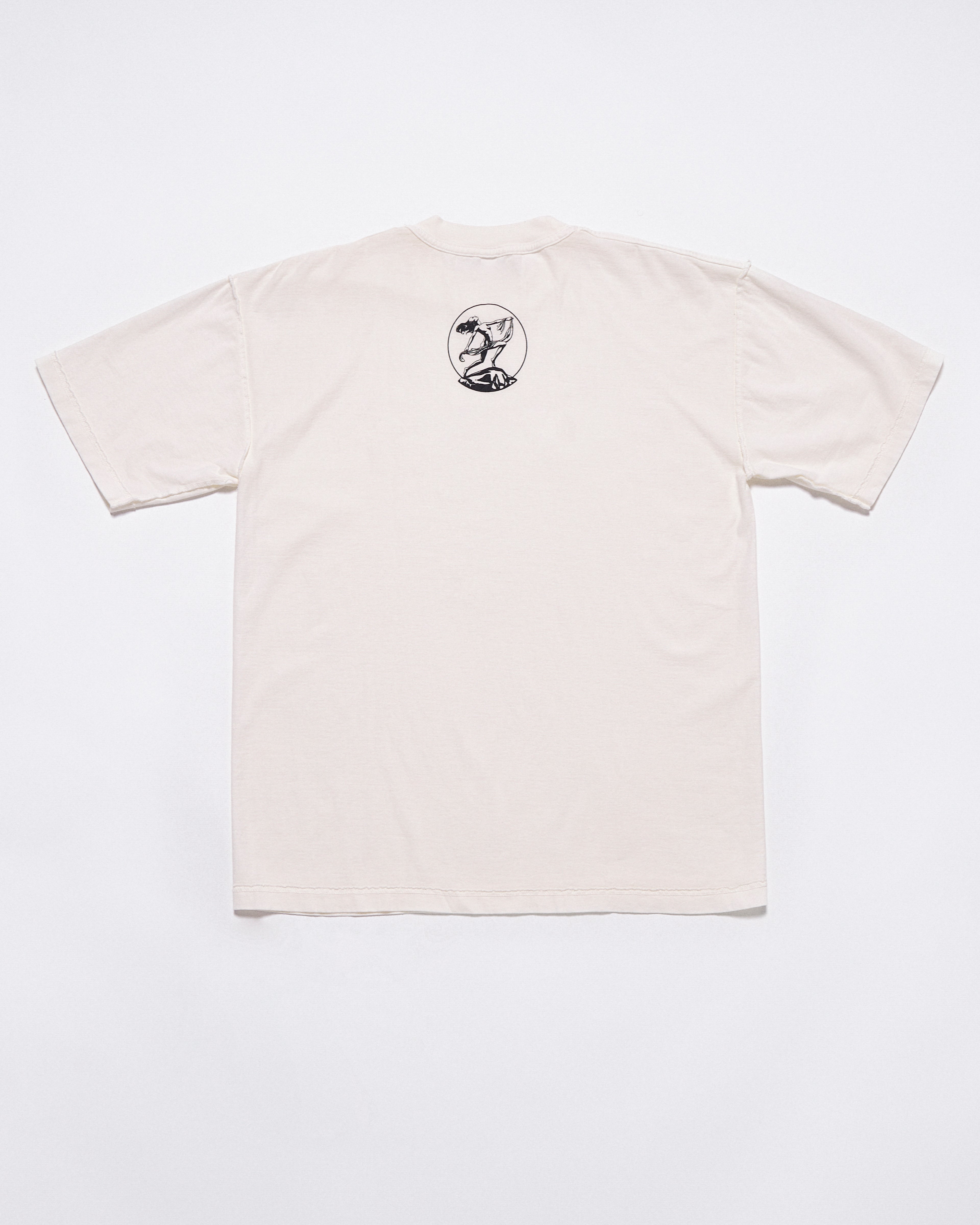ARGROVE REVERSE T-SHIRT - IVORY
