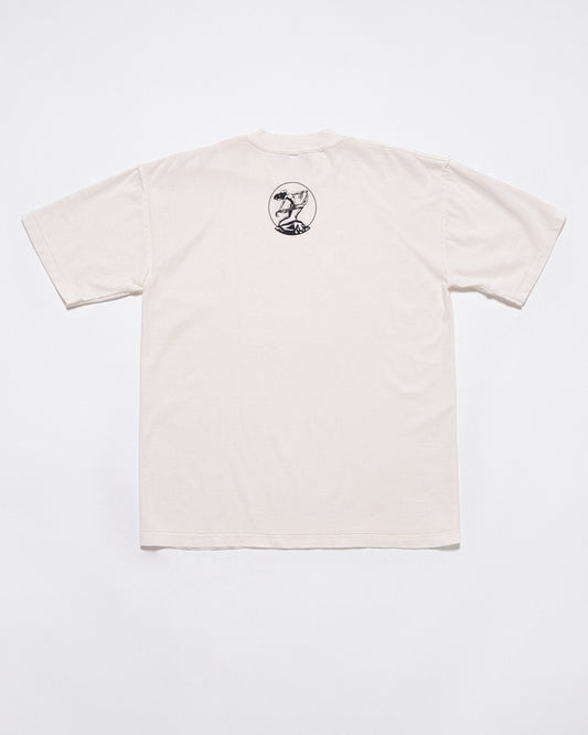 ARGROVE REVERSE T-SHIRT - IVORY