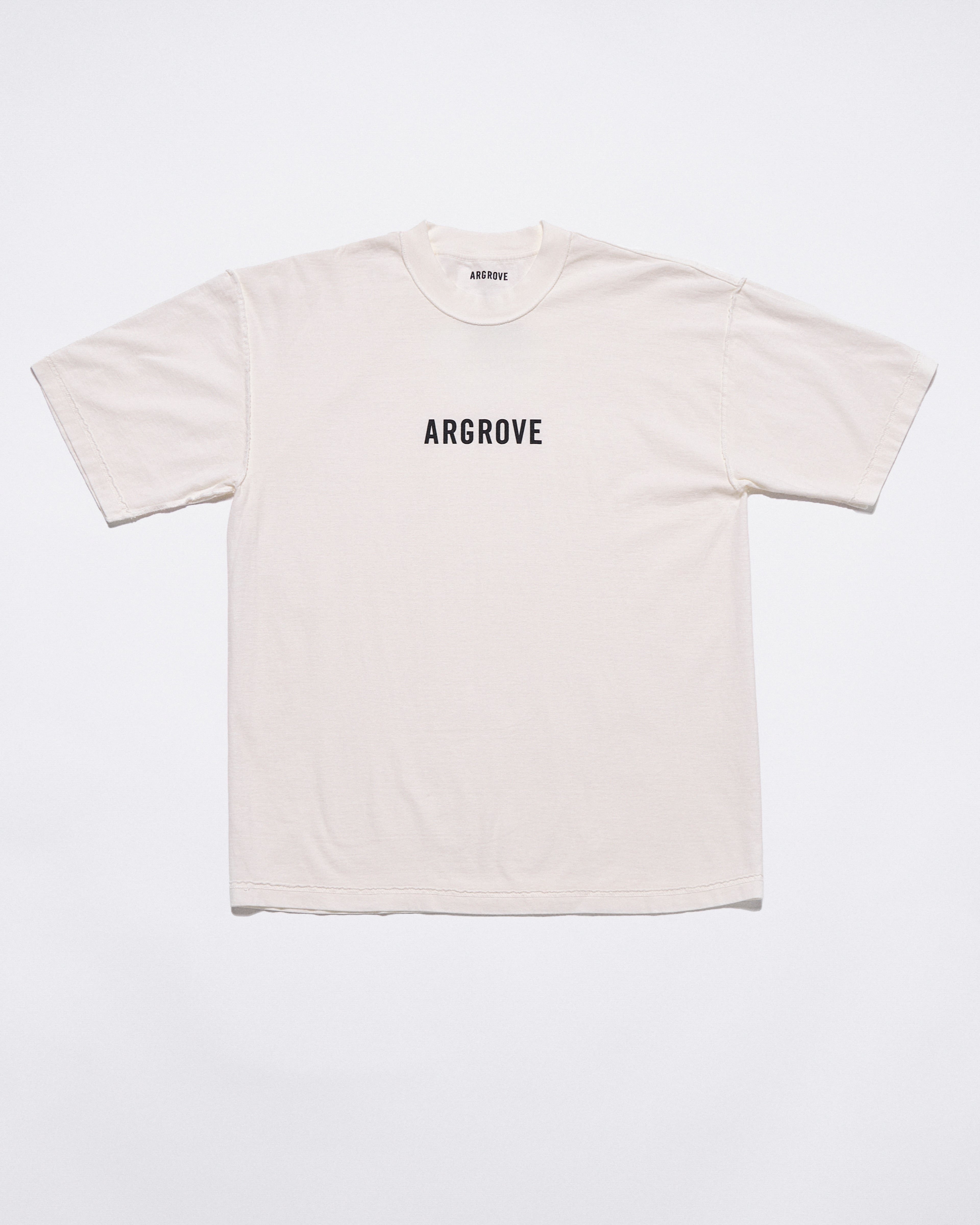 ARGROVE REVERSE T-SHIRT - IVORY