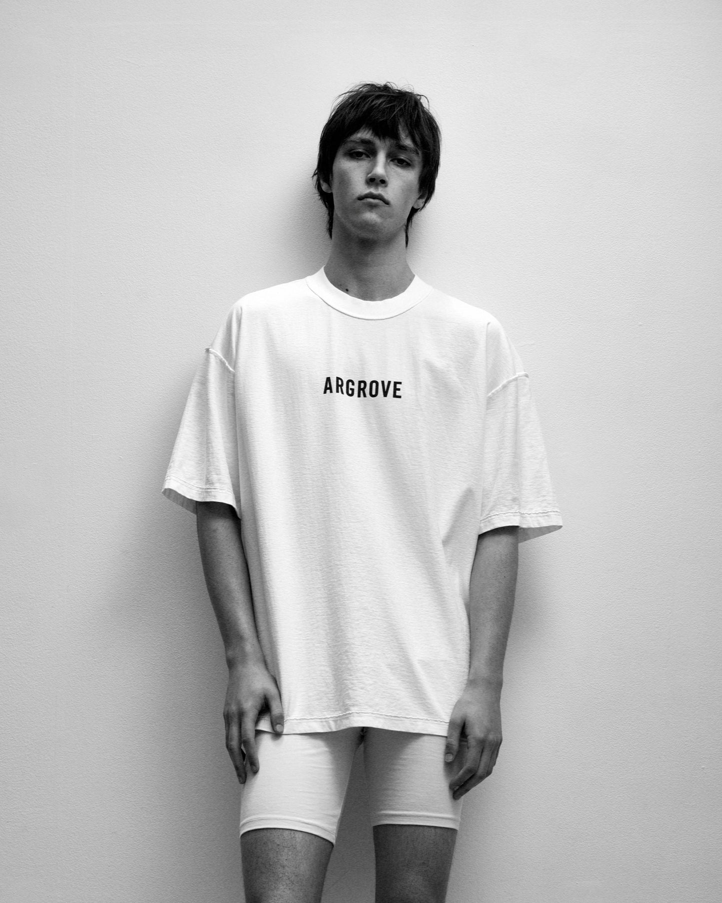 ARGROVE REVERSE T-SHIRT - IVORY