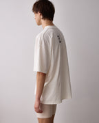 ARGROVE REVERSE T-SHIRT - IVORY