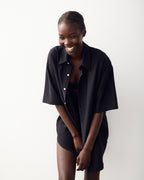 ARGROVE SHORT SLEEVE SHIRT - BASALT BLACK