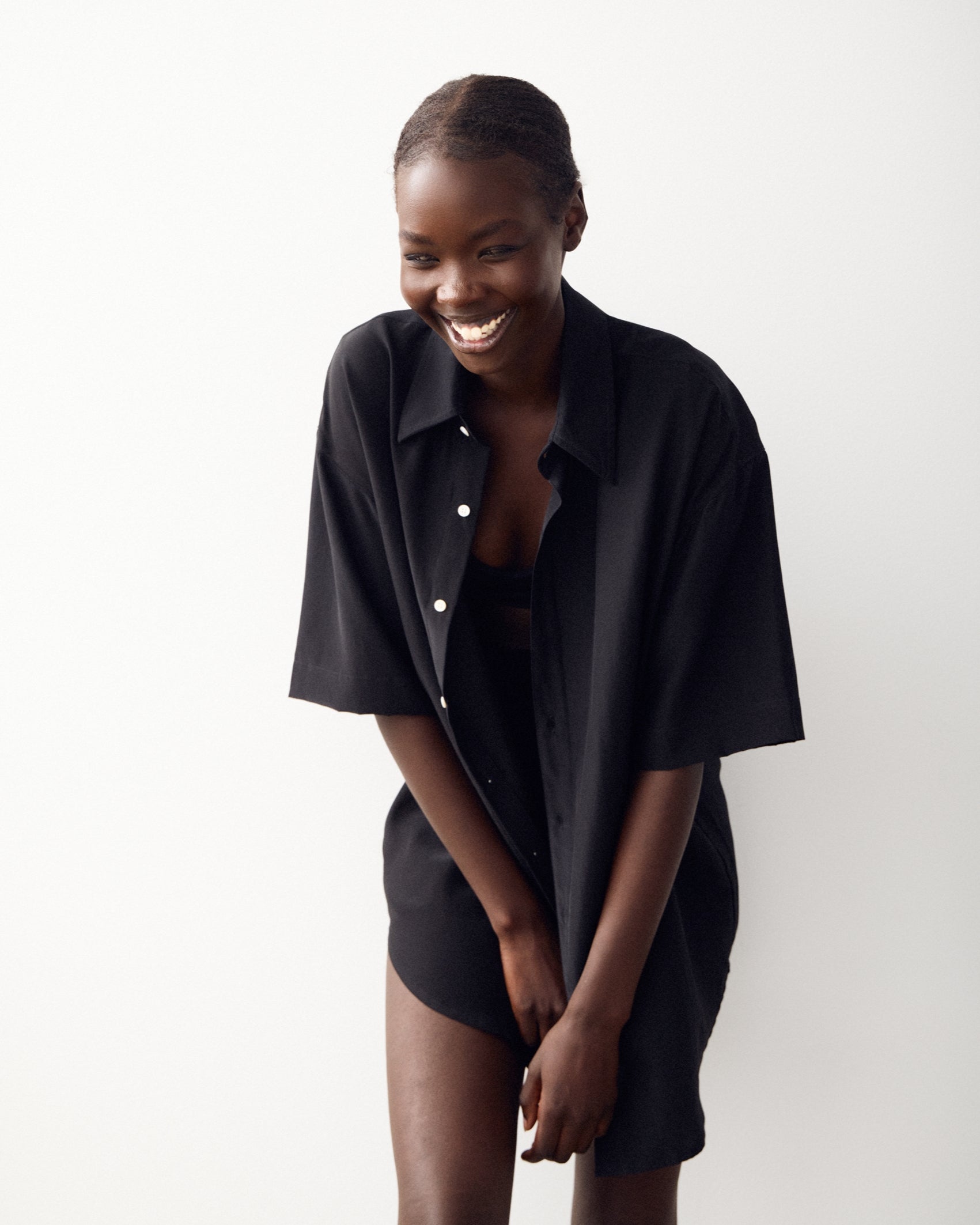 ARGROVE SHORT SLEEVE SHIRT - BASALT BLACK